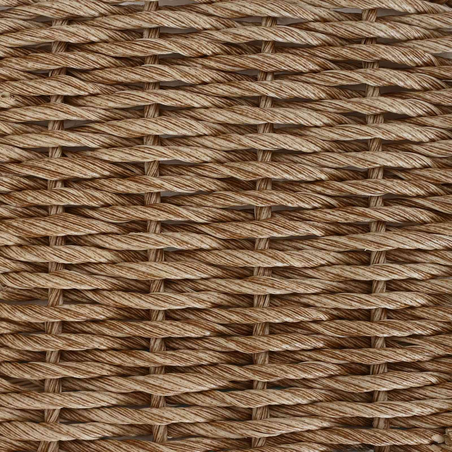 vidaXL Garden Table Beige and Black 55 x 55 x 37 cm