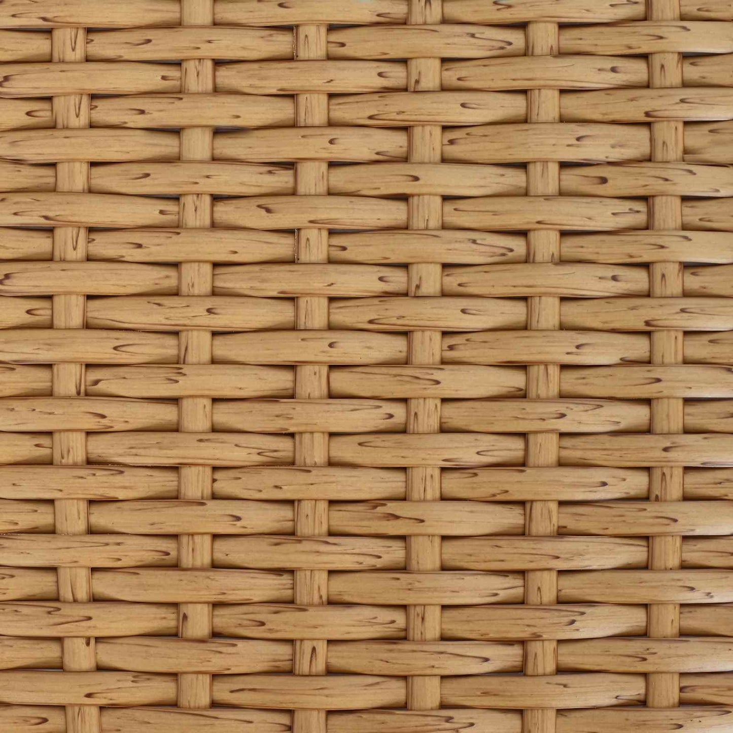 vidaXL Garden Table Natural 55 x 55 x 37 cm PE Rattan and Glass