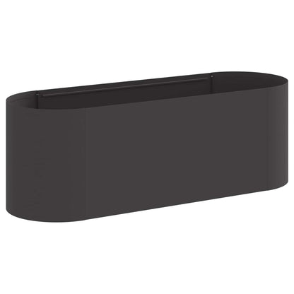 vidaXL Raised Garden Bed Black 120 x 40 x 40 cm Steel