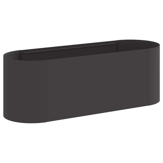 vidaXL Raised Garden Bed Black 120 x 40 x 40 cm Steel