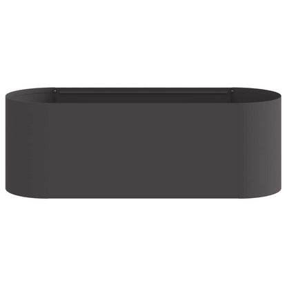 vidaXL Raised Garden Bed Black 120 x 40 x 40 cm Steel
