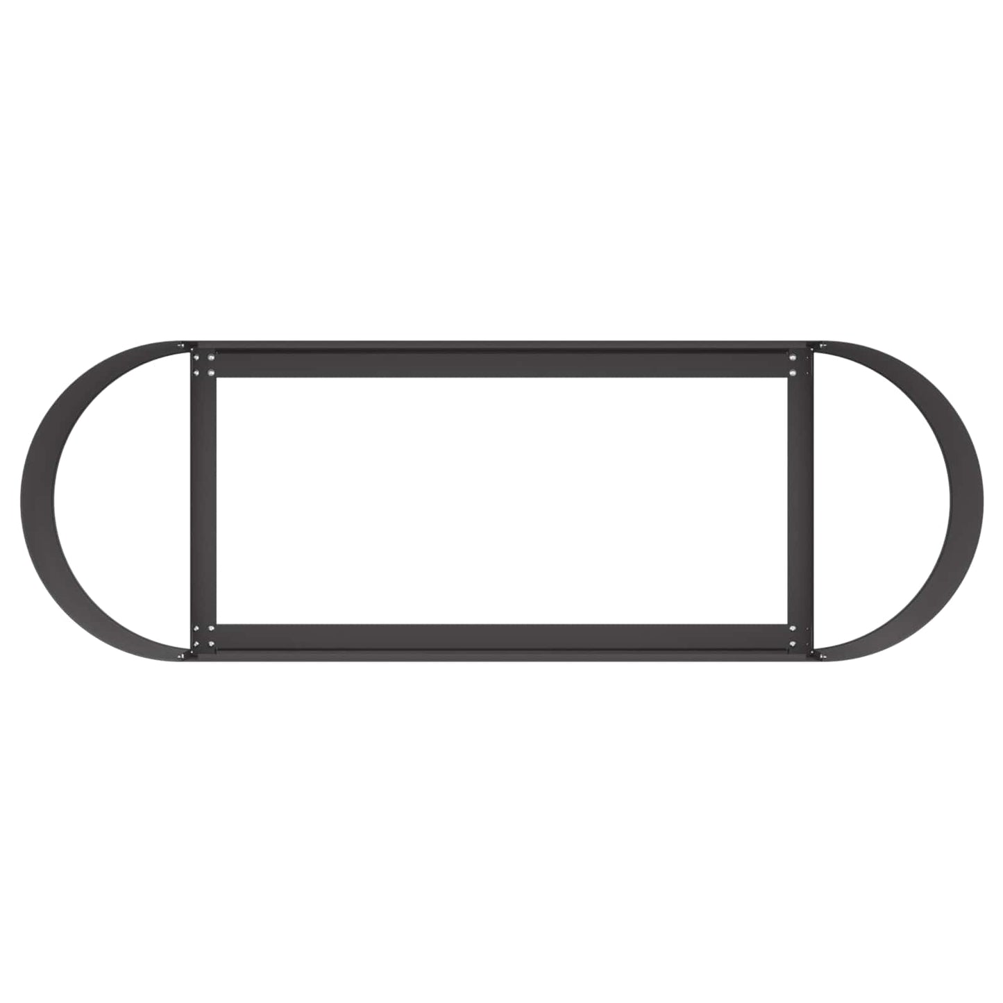 vidaXL Raised Garden Bed Black 120 x 40 x 40 cm Steel
