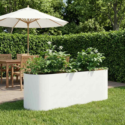 vidaXL Raised Garden Bed White 120 x 40x 40 cm