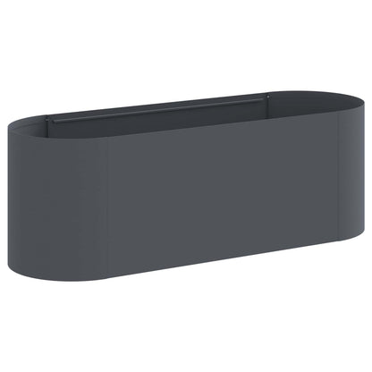 vidaXL Raised Garden Bed Anthracite 120 x 40x 40 cm