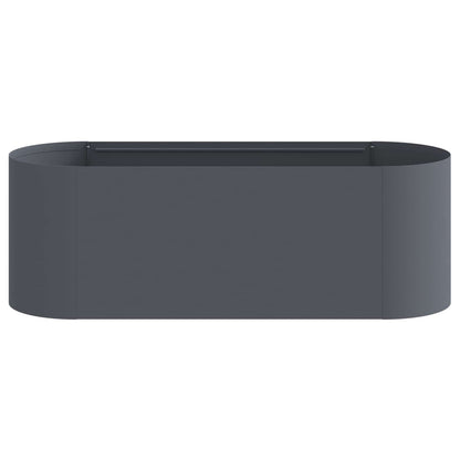 vidaXL Raised Garden Bed Anthracite 120 x 40x 40 cm