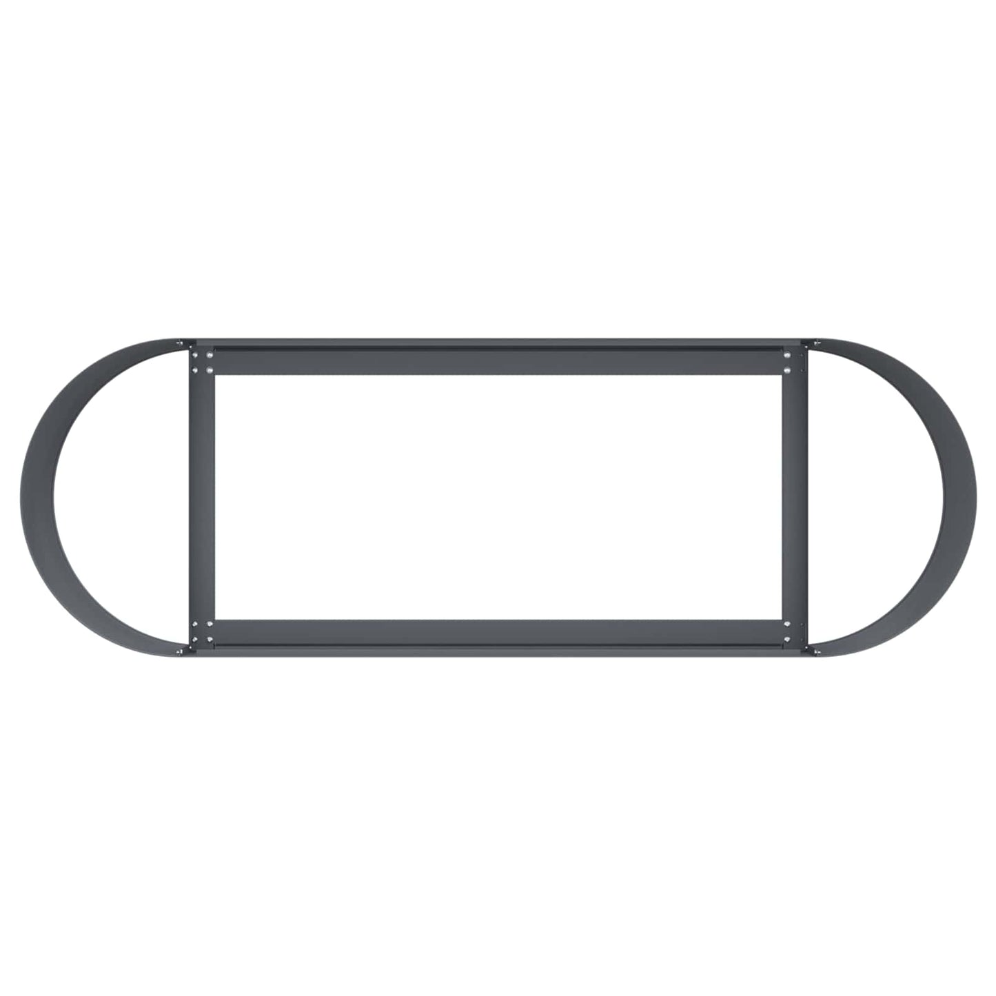 vidaXL Raised Garden Bed Anthracite 120 x 40x 40 cm