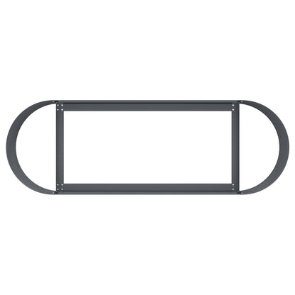 vidaXL Raised Garden Bed Anthracite 120 x 40x 40 cm