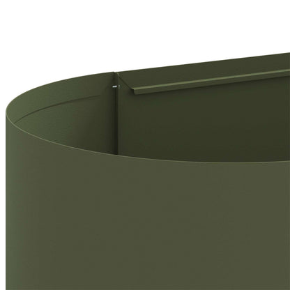 vidaXL Raised Garden Bed Olive Green 120 x 40x 40 cm