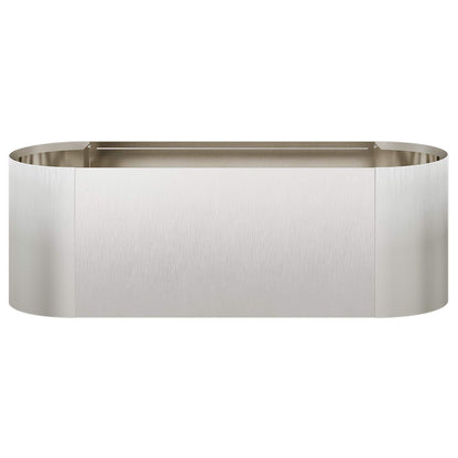 vidaXL Raised Garden Bed Stainless Steel 120 x 40x 40 cm