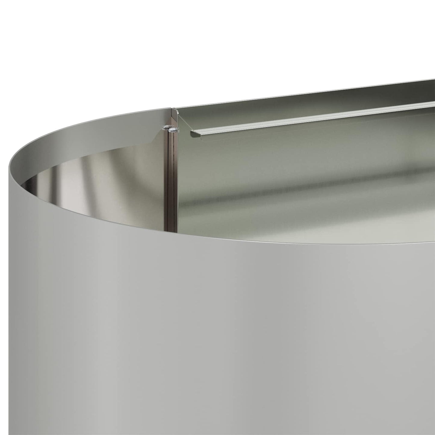 vidaXL Raised Garden Bed Galvanised Steel 120 x 40x 40 cm