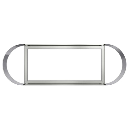 vidaXL Raised Garden Bed Galvanised Steel 120 x 40x 40 cm