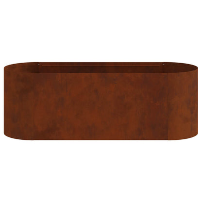 vidaXL Raised Garden Bed Weathering Steel 120 x 40x 40 cm