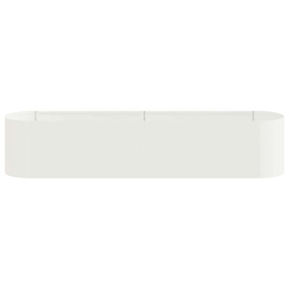 vidaXL Raised Garden Bed White 200 x 40x 40 cm