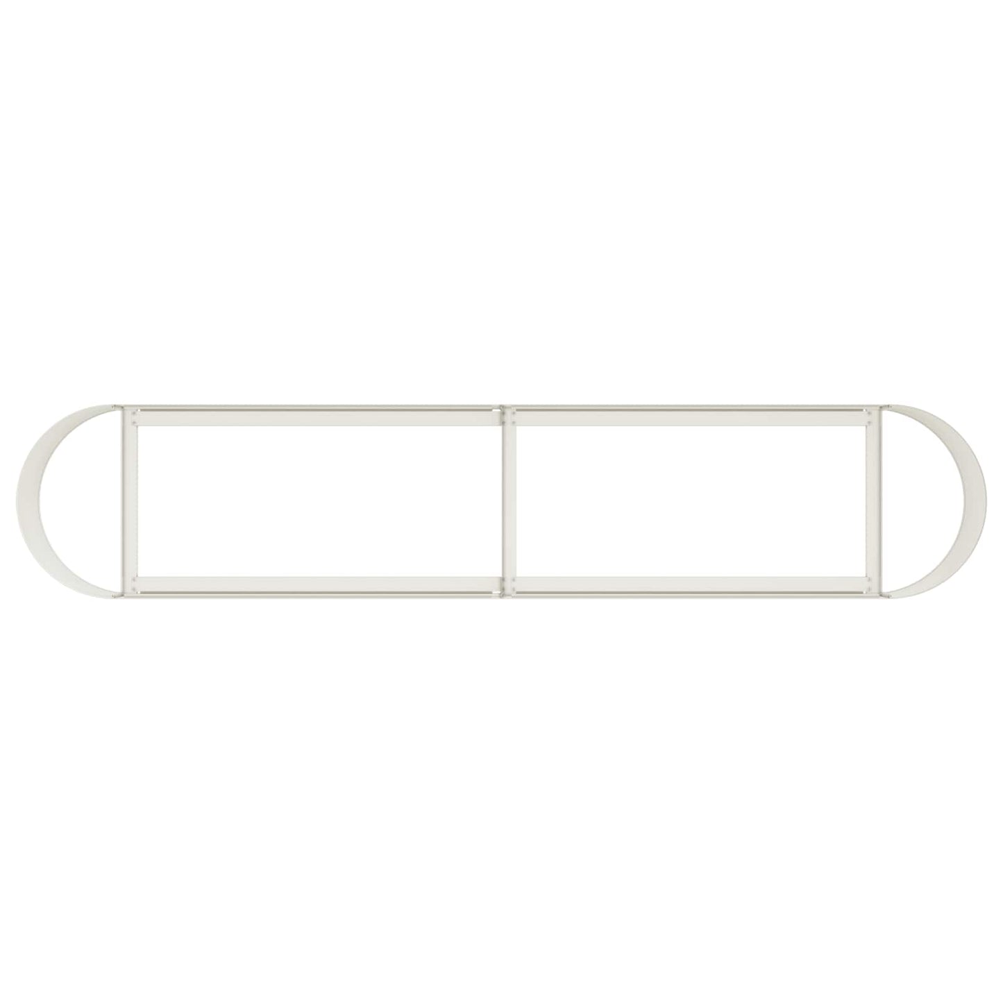 vidaXL Raised Garden Bed White 200 x 40x 40 cm