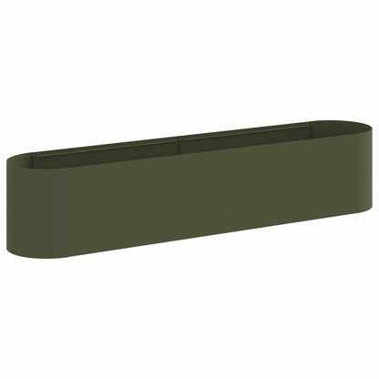 vidaXL Raised Garden Bed Olive Green 200 x 40x 40 cm