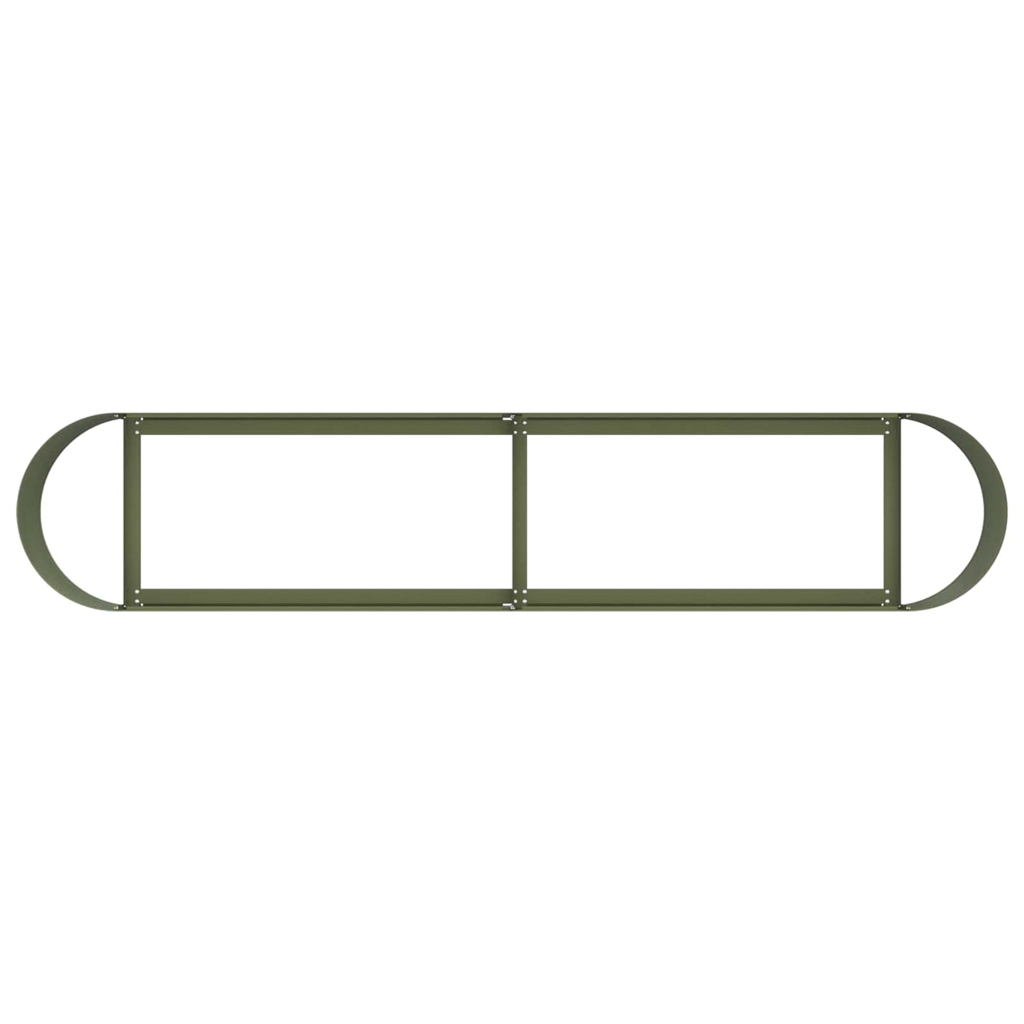vidaXL Raised Garden Bed Olive Green 200 x 40x 40 cm