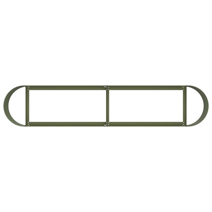 vidaXL Raised Garden Bed Olive Green 200 x 40x 40 cm