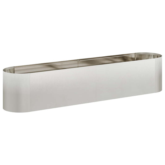 vidaXL Raised Garden Bed Stainless Steel 200 x 40x 40 cm