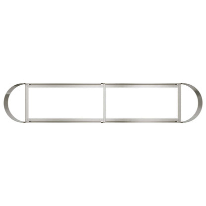vidaXL Raised Garden Bed Stainless Steel 200 x 40x 40 cm