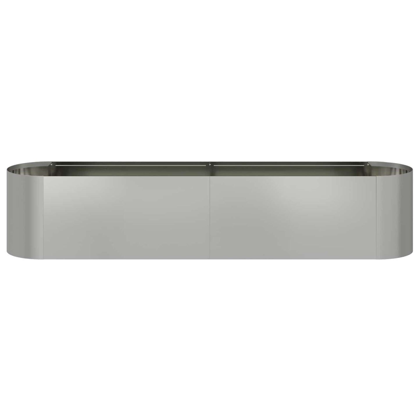 vidaXL Raised Garden Bed Galvanised Steel 200 x 40x 40 cm