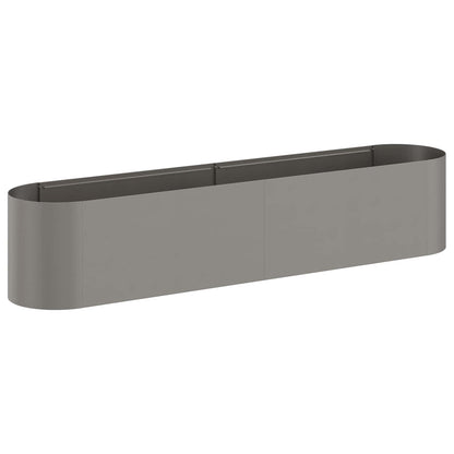 vidaXL Raised Garden Bed Weathering Steel 200 x 40x 40 cm