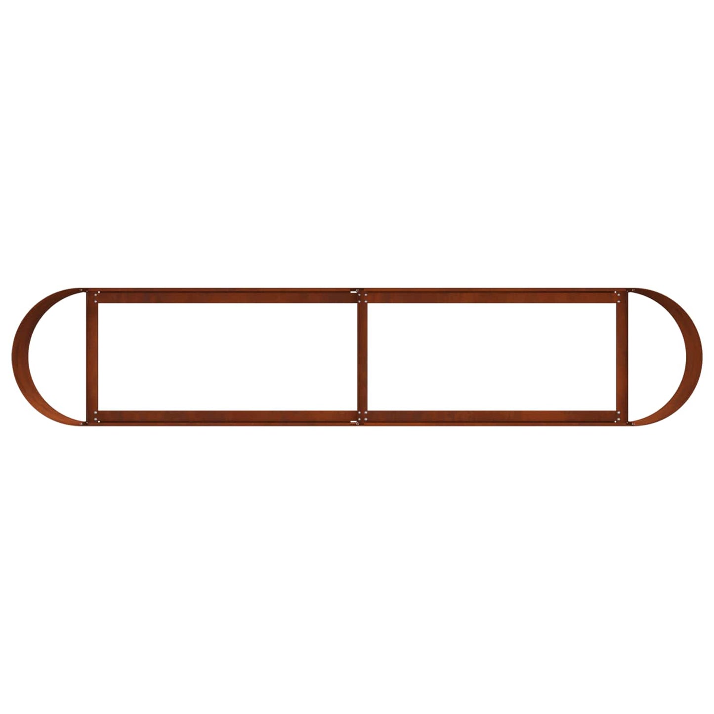 vidaXL Raised Garden Bed Weathering Steel 200 x 40x 40 cm