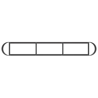 vidaXL Raised Garden Bed Black 280 x 40x 40 cm
