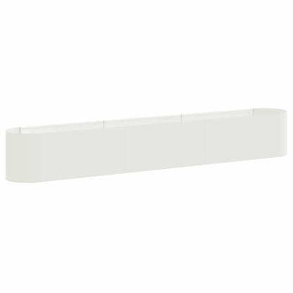 vidaXL Raised Garden Bed White 280 x 40x 40 cm