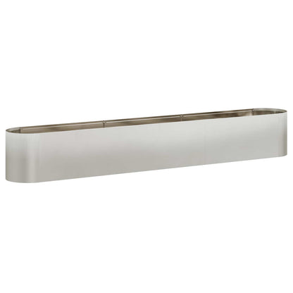 vidaXL Raised Garden Bed Stainless Steel 280 x 40x 40 cm