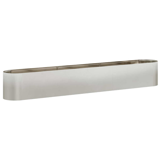 vidaXL Raised Garden Bed Stainless Steel 280 x 40x 40 cm