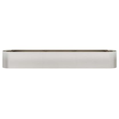 vidaXL Raised Garden Bed Stainless Steel 280 x 40x 40 cm