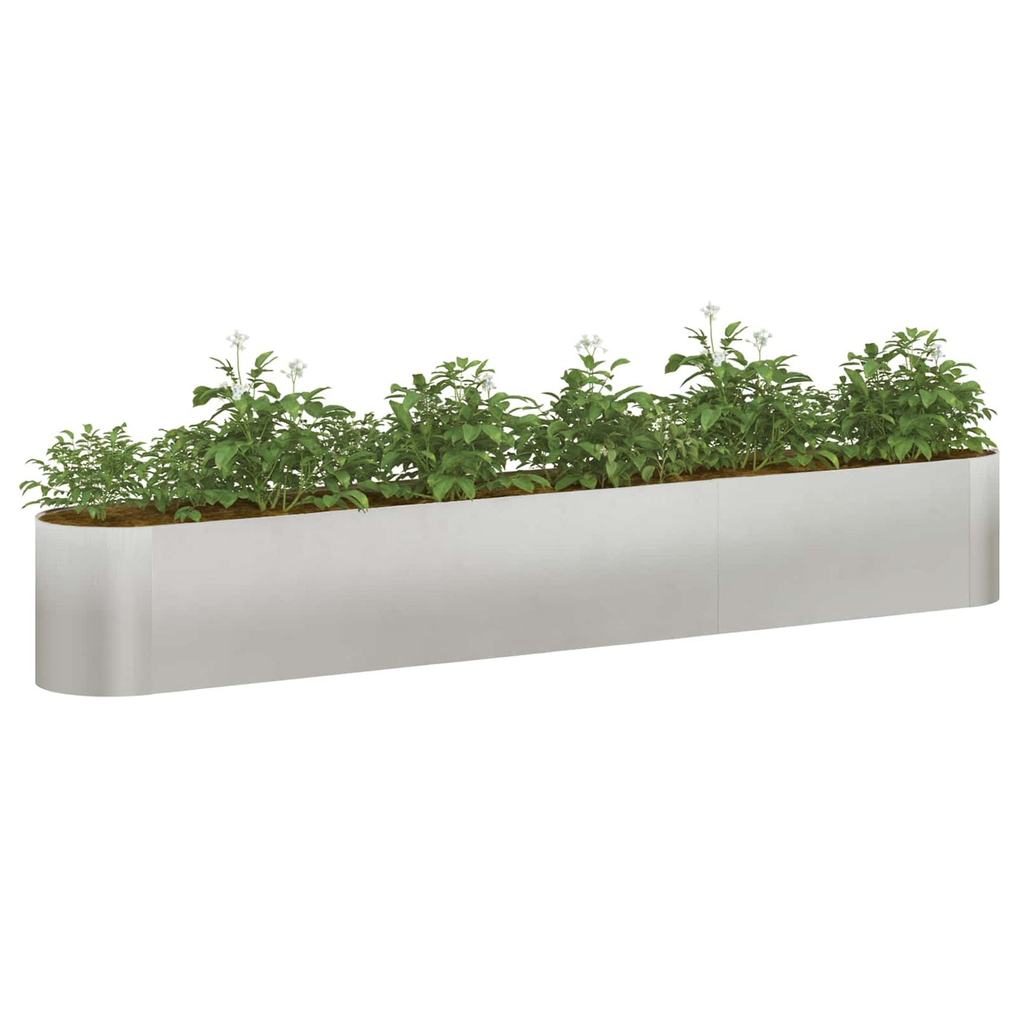 vidaXL Raised Garden Bed Stainless Steel 280 x 40x 40 cm