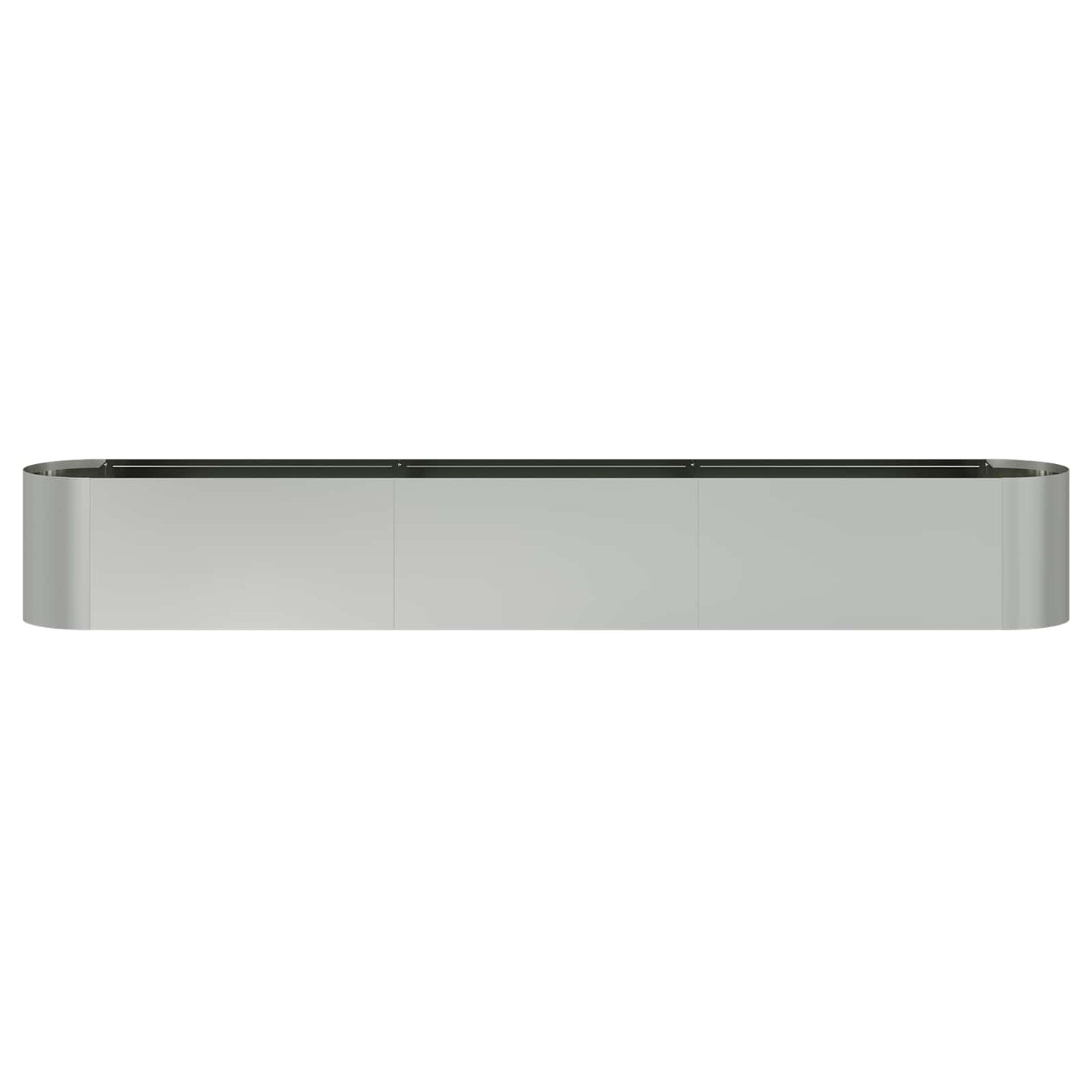 vidaXL Raised Garden Bed Galvanised Steel 280 x 40x 40 cm