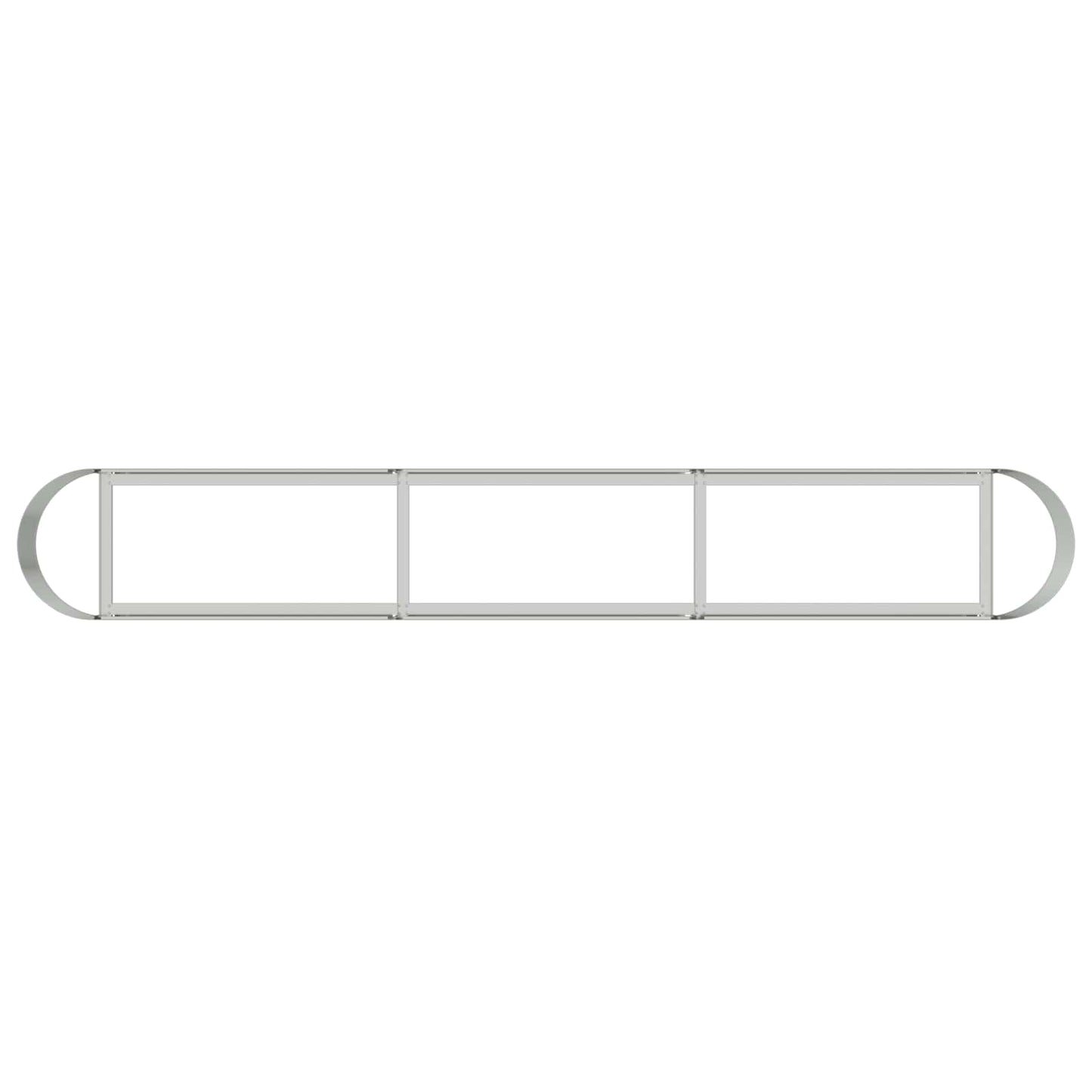 vidaXL Raised Garden Bed Galvanised Steel 280 x 40x 40 cm