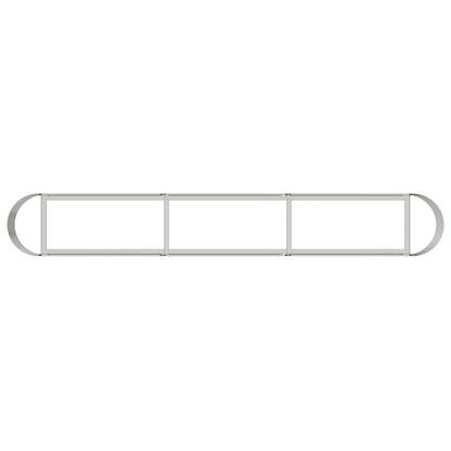 vidaXL Raised Garden Bed Galvanised Steel 280 x 40x 40 cm