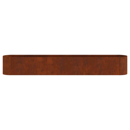 vidaXL Raised Garden Bed Weathering Steel 280 x 40x 40 cm