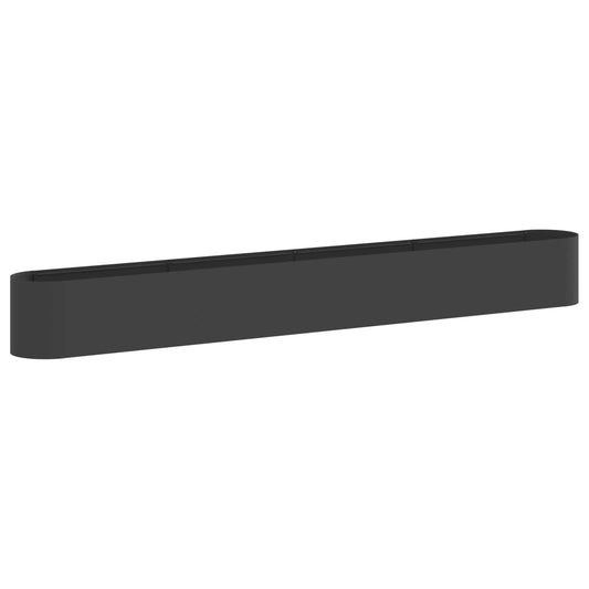 vidaXL Raised Garden Bed Black 360 x 40x 40 cm