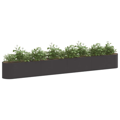 vidaXL Raised Garden Bed Black 360 x 40x 40 cm