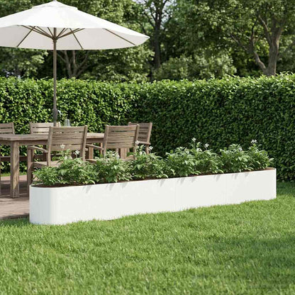 vidaXL Raised Garden Bed White 360 x 40x 40 cm