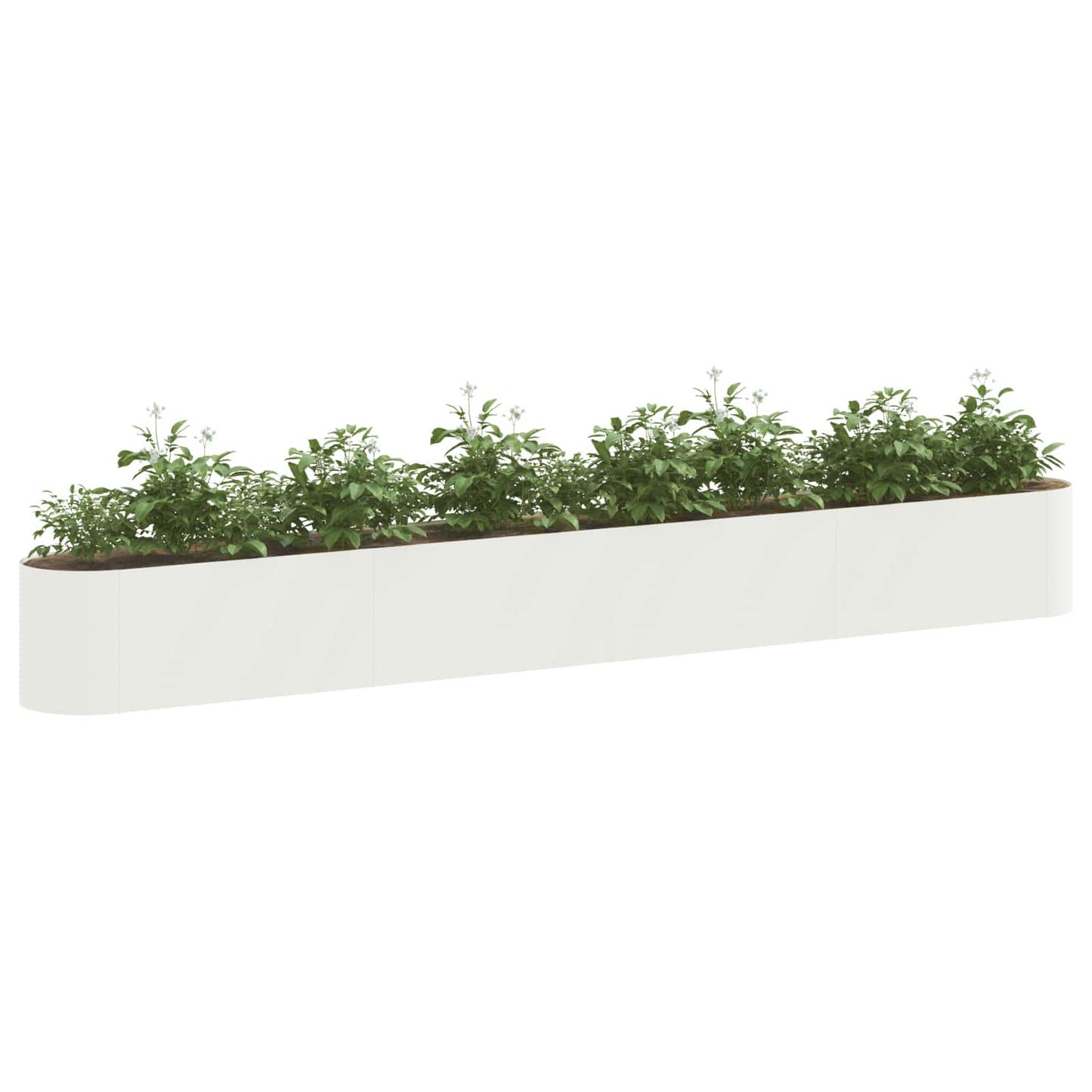 vidaXL Raised Garden Bed White 360 x 40x 40 cm