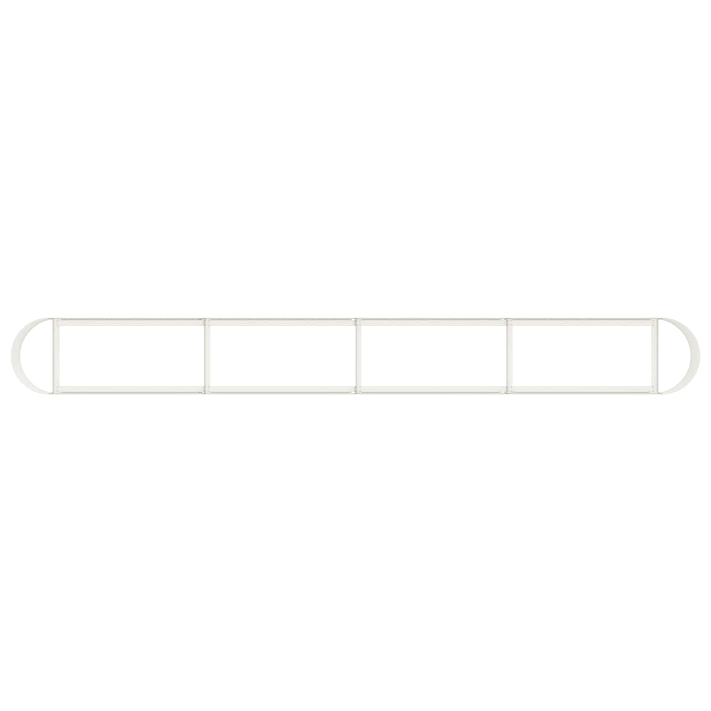 vidaXL Raised Garden Bed White 360 x 40x 40 cm