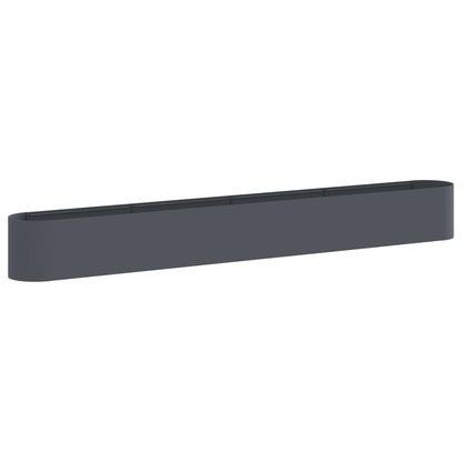 vidaXL Raised Garden Bed Anthracite 360 x 40x 40 cm