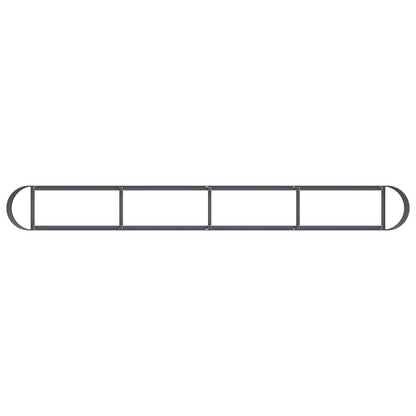 vidaXL Raised Garden Bed Anthracite 360 x 40x 40 cm