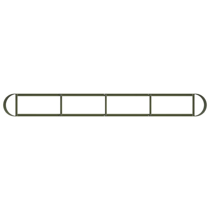 vidaXL Raised Garden Bed Olive Green 360 x 40x 40 cm