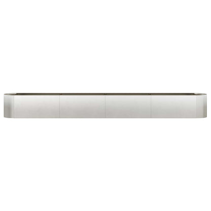 vidaXL Raised Garden Bed Stainless Steel 360 x 40x 40 cm