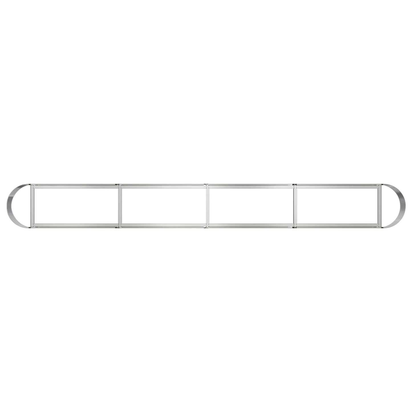vidaXL Raised Garden Bed Galvanised Steel 360 x 40x 40 cm