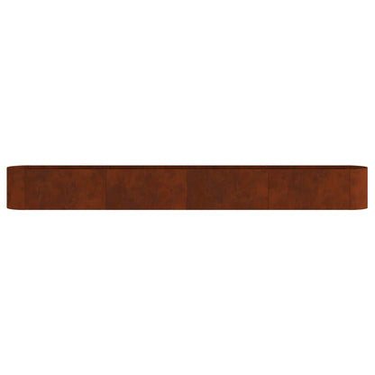 vidaXL Raised Garden Bed Weathering Steel 360 x 40x 40 cm
