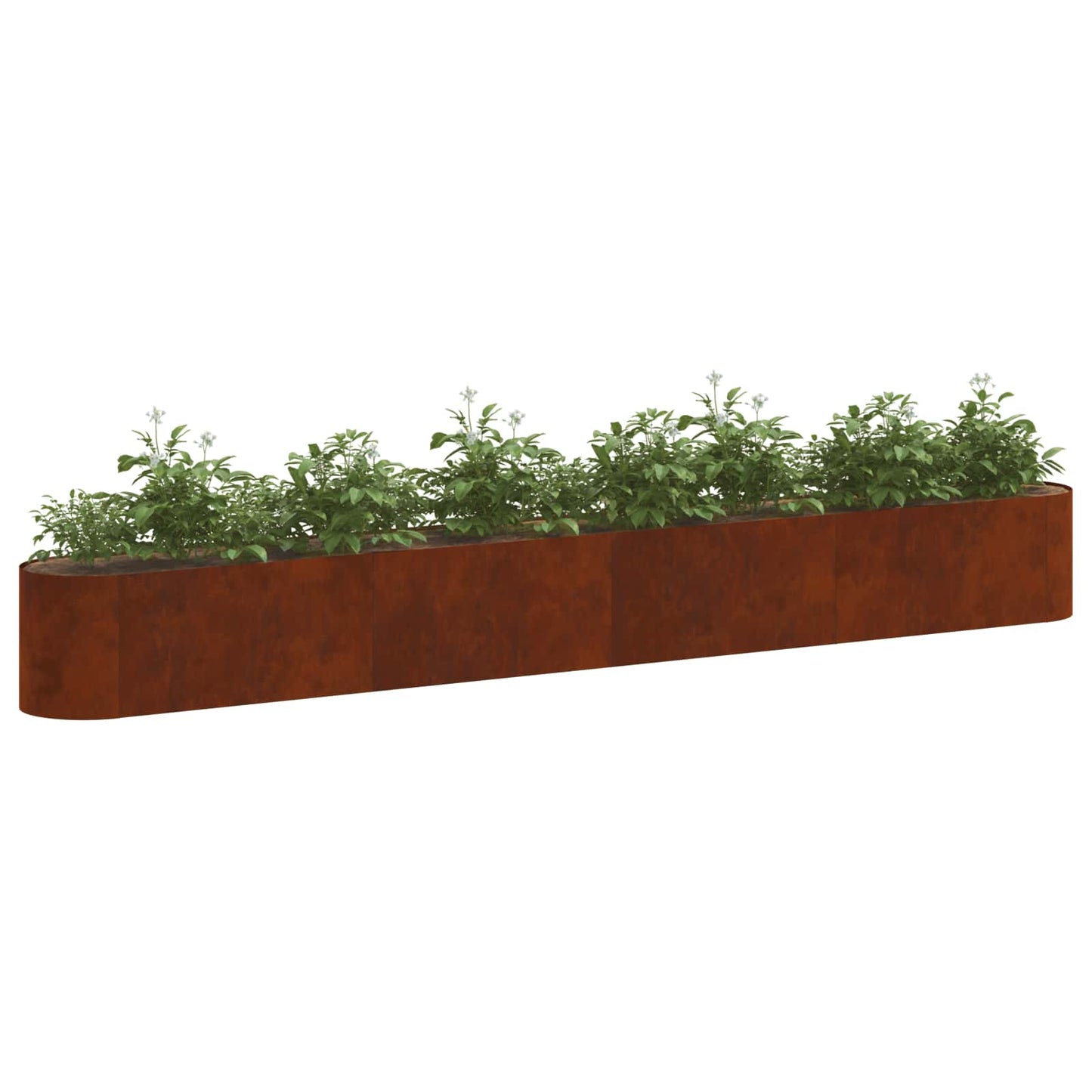 vidaXL Raised Garden Bed Weathering Steel 360 x 40x 40 cm