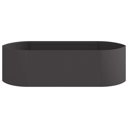 vidaXL Raised Garden Bed Black 140 x 40x 40 cm Steel