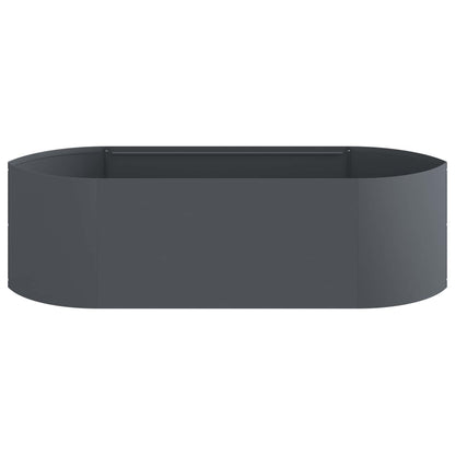vidaXL Raised Garden Bed Anthracite 140 x 40x 40 cm Steel